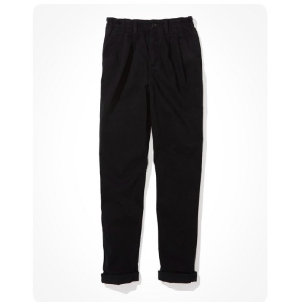 AE Stretch Mom Pant Black